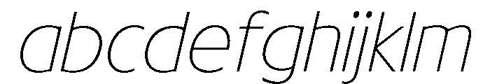 TRIALRing ThinItalic FONT