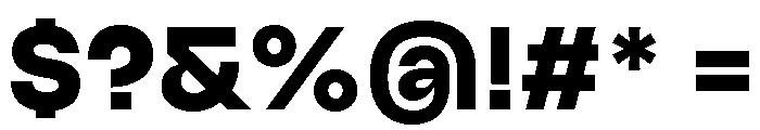 TRIALSagace Bold Font OTHER CHARS