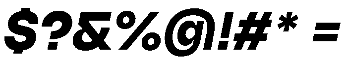 TRIALSagace BoldItalic Font OTHER CHARS