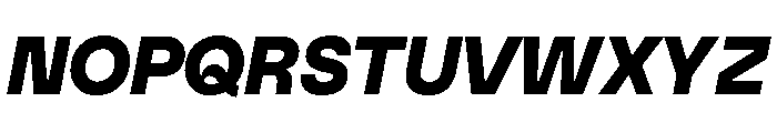 TRIALSagace BoldItalic Font UPPERCASE