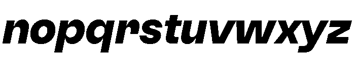 TRIALSagace BoldItalic Font LOWERCASE