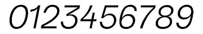 TRIALSagace LightItalic Font OTHER CHARS