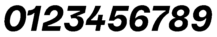 TRIALSagace MediumItalic Font OTHER CHARS