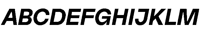 TRIALSagace MediumItalic Font UPPERCASE
