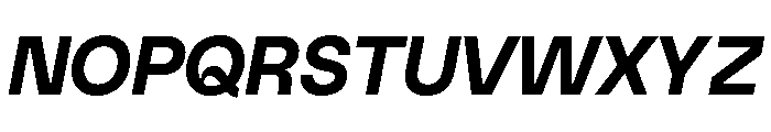 TRIALSagace MediumItalic Font UPPERCASE