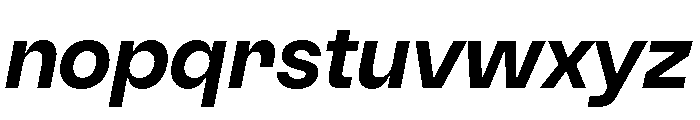 TRIALSagace MediumItalic Font LOWERCASE