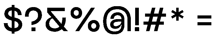 TRIALSagace Regular Font OTHER CHARS