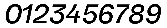 TRIALSagace RegularItalic Font OTHER CHARS