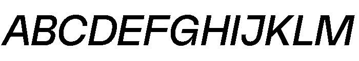 TRIALSagace RegularItalic Font UPPERCASE