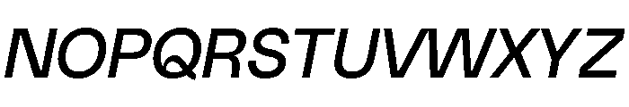 TRIALSagace RegularItalic Font UPPERCASE