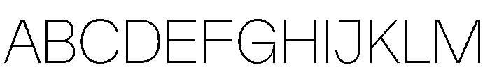 TRIALSagace Thin Font UPPERCASE