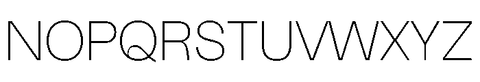 TRIALSagace Thin Font UPPERCASE