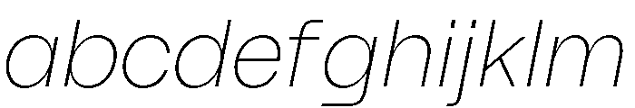 TRIALSagace ThinItalic FONT