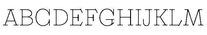 Trabis Regular Font UPPERCASE