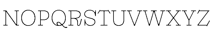 Trabis Regular Font UPPERCASE