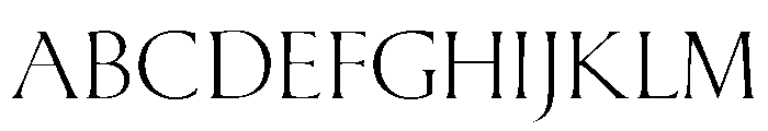 Tradition Regular Font UPPERCASE