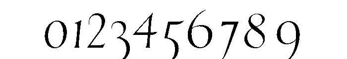 Tradition RegularItalic Font OTHER CHARS
