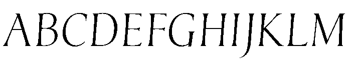 Tradition RegularItalic Font UPPERCASE