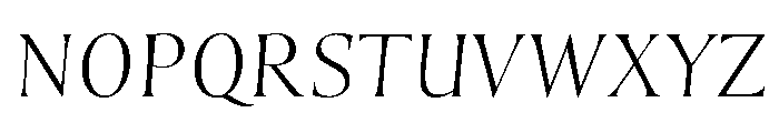 Tradition RegularItalic Font UPPERCASE