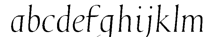 Tradition RegularItalic FONT