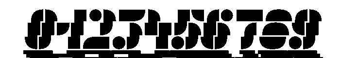 Trafarett ThinShadowZigZag Font OTHER CHARS