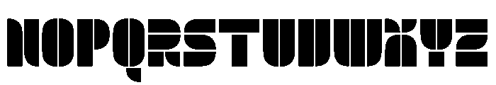 Trafarett ThinStencil Font UPPERCASE