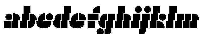 Trafarett ThinStencilZigZag FONT