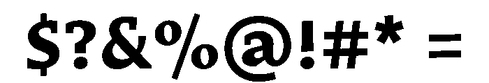 Traktor Bold Instance Font OTHER CHARS