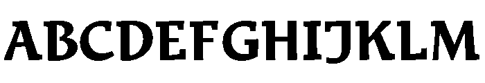 Traktor Bold Font UPPERCASE