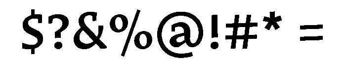 Traktor Demi Font OTHER CHARS