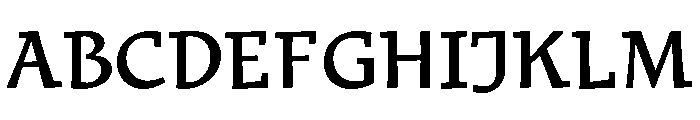 Traktor Demi Font UPPERCASE