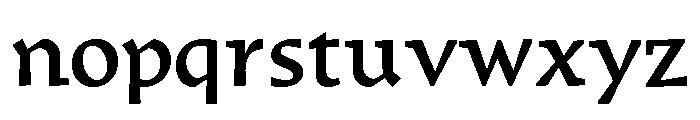 Traktor Demi Font LOWERCASE