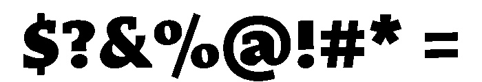 Traktor ExtraBold Instance Font OTHER CHARS