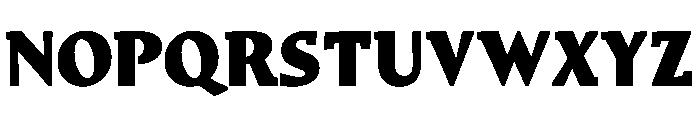 Traktor ExtraBold Instance Font UPPERCASE