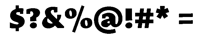 Traktor ExtraBold Font OTHER CHARS