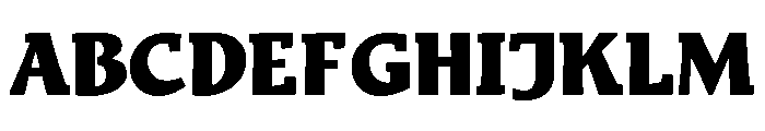 Traktor ExtraBold Font UPPERCASE