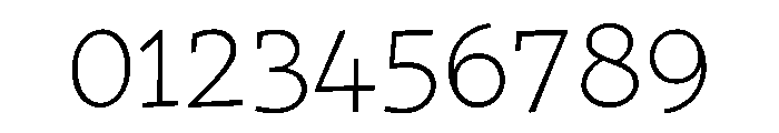 Traktor ExtraLight Instance Font OTHER CHARS