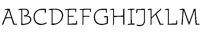 Traktor ExtraLight Instance Font UPPERCASE