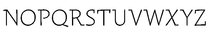 Traktor ExtraLight Instance Font UPPERCASE