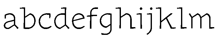 Traktor ExtraLight FONT