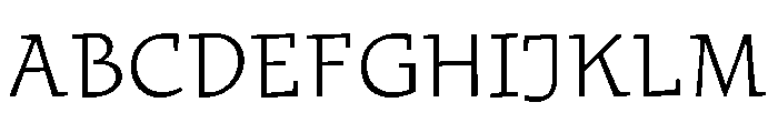Traktor Light Font UPPERCASE