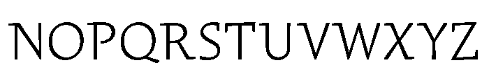 Traktor Light Font UPPERCASE