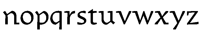 Traktor Regular Instance Font LOWERCASE