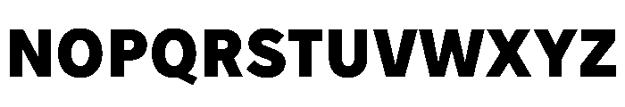 Tranemo Black Instance Font UPPERCASE