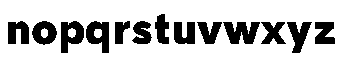Tranemo Black Instance Font LOWERCASE