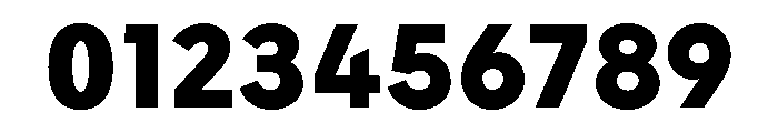 Tranemo Black Font OTHER CHARS