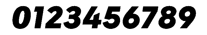 Tranemo BlackItalic Instance Font OTHER CHARS