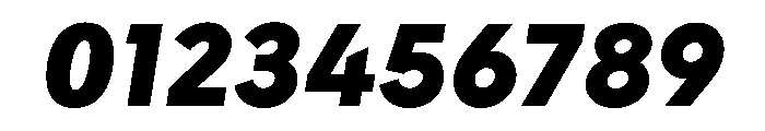 Tranemo BlackItalic Font OTHER CHARS