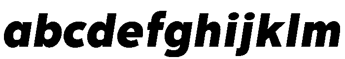 Tranemo BlackItalic FONT