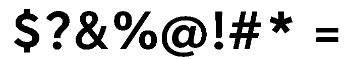 Tranemo Bold Instance Font OTHER CHARS